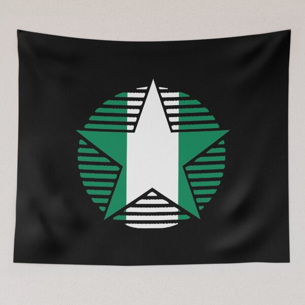 Item preview, Retro Nigeria Flag Star NG designed and sold by shitpostee.