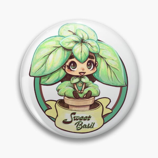 Item preview, Sweet Basil Sticker designed and sold by Elisa Moriconi.