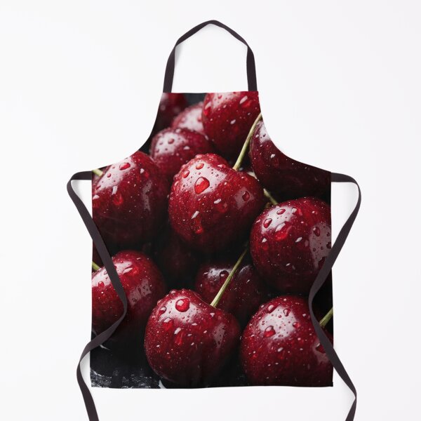 Item preview, Water-Dappled Cherries on Black designed and sold by JenniferMoren.