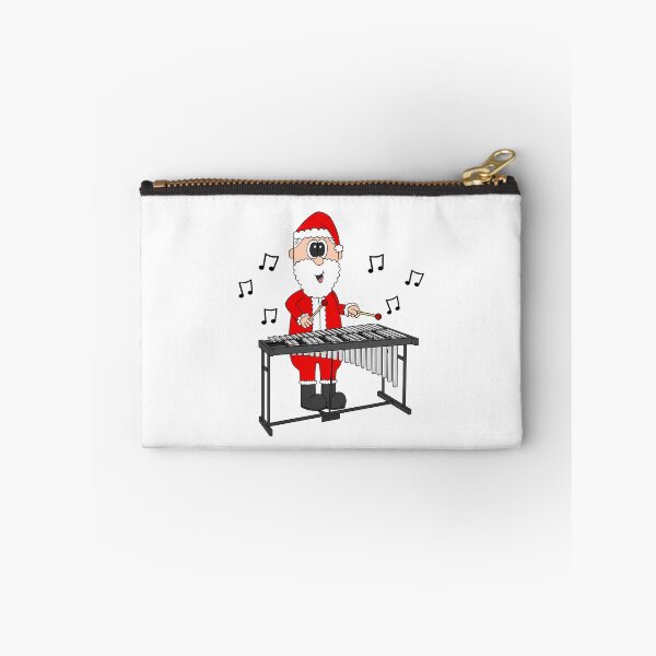 Item preview, Santa Playing Vibraphone, Christmas Percussionist Musician designed and sold by doodlerob.