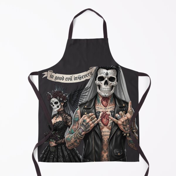 Item preview, Brutal Rocker Bride Skeleton Couple designed and sold by Voodoo Store Paranormal Collections.