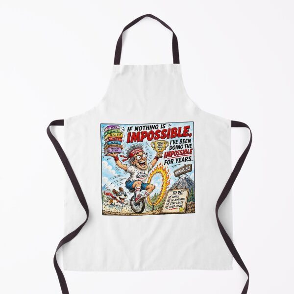 Item preview, Funny If Nothing Is Impossible Shirt designed and sold by Mad Axle Studios.
