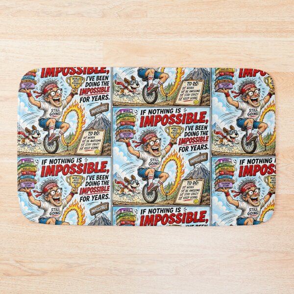 Item preview, Funny If Nothing Is Impossible Shirt designed and sold by Mad Axle Studios.