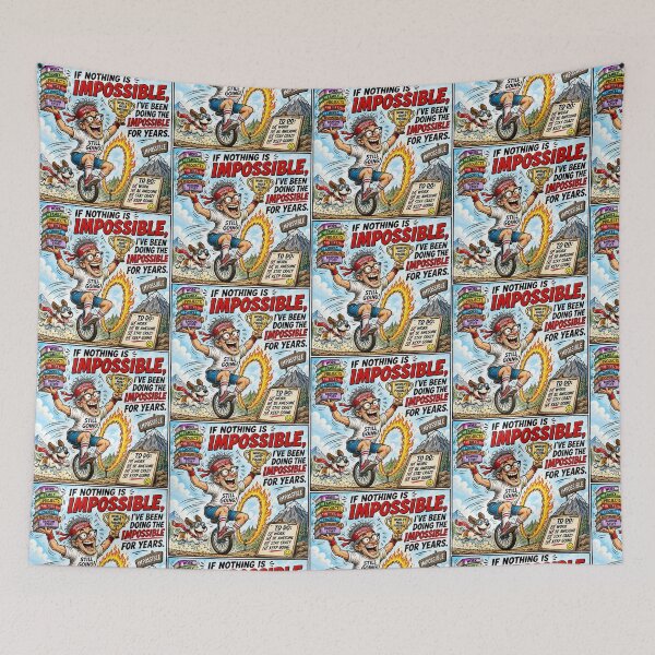 Item preview, Funny If Nothing Is Impossible Shirt designed and sold by Mad Axle Studios.
