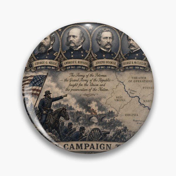 Item preview, Army of the Potomac Campaign Tour | Civil War designed and sold by Designed for War.