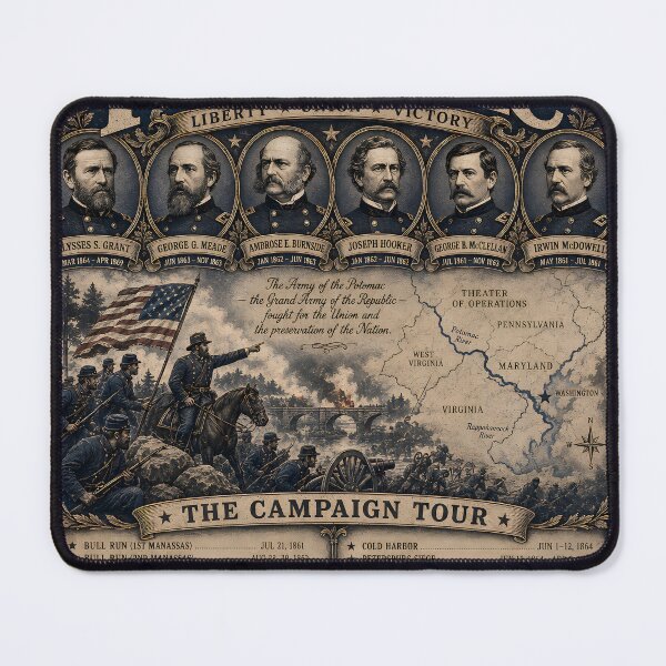 Item preview, Army of the Potomac Campaign Tour | Civil War designed and sold by Designed for War.