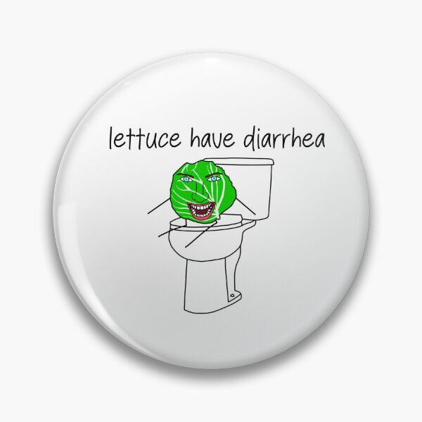 Item preview, lettuce have diarrhea- funny cyclospora lettuce pun designed and sold by SlimyFish.