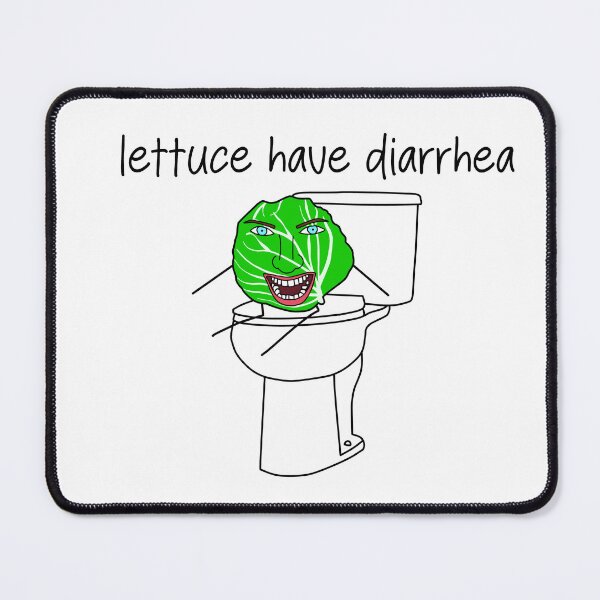 Item preview, lettuce have diarrhea- funny cyclospora lettuce pun designed and sold by SlimyFish.