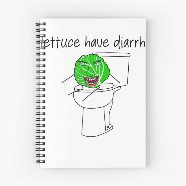 Item preview, lettuce have diarrhea- funny cyclospora lettuce pun designed and sold by SlimyFish.