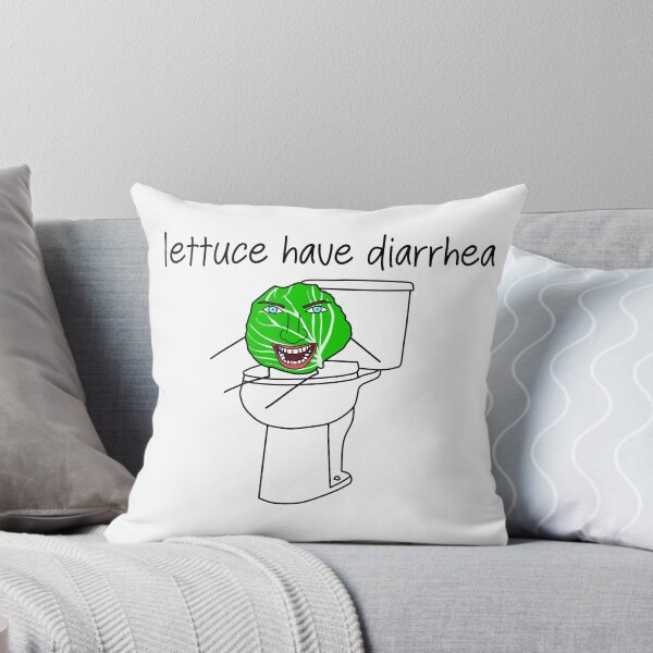 Item preview, lettuce have diarrhea- funny cyclospora lettuce pun designed and sold by SlimyFish.