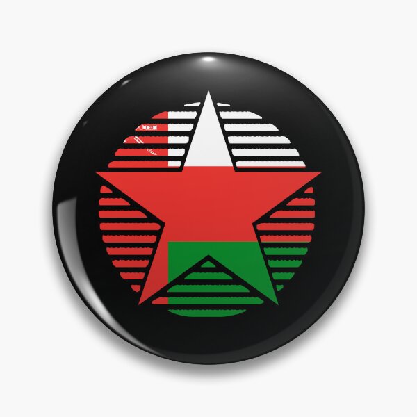 Item preview, Retro Oman Flag Star OM designed and sold by shitpostee.