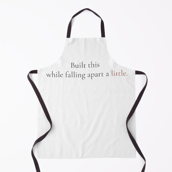 Item preview, Built This While Falling Apart A Little - Minimalist Honest Quote Shirt designed and sold by DaysLoading.