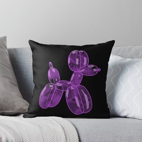 Item preview, Neon Balloon Dog - Pink on Black designed and sold by FoxfireStardust.