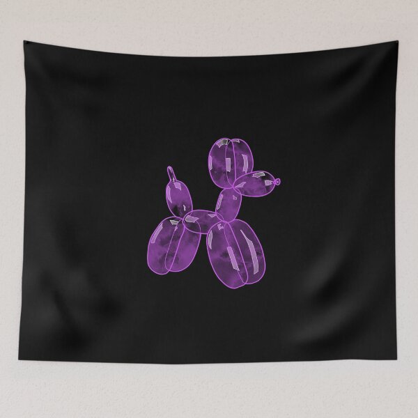 Item preview, Neon Balloon Dog - Pink on Black designed and sold by FoxfireStardust.