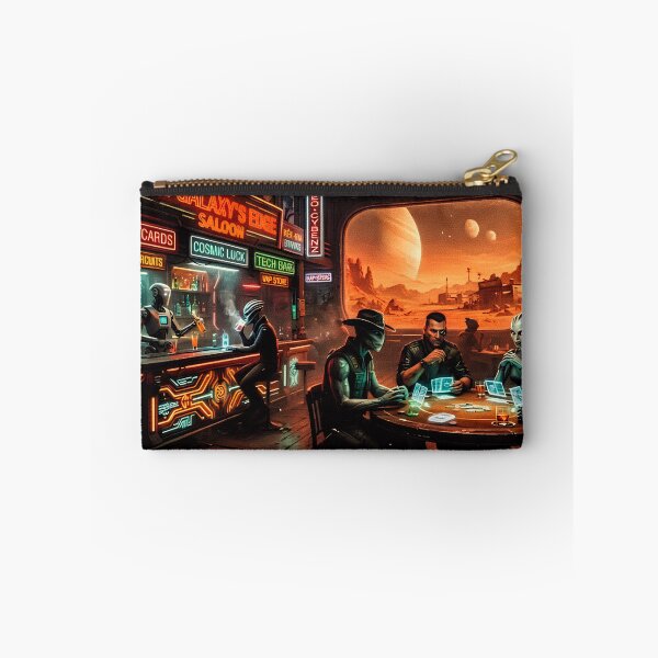 Item preview, The Cyberpunk Saloon - Futuristic Western Atmosphere and Neon Lights designed and sold by Kek-Ina.