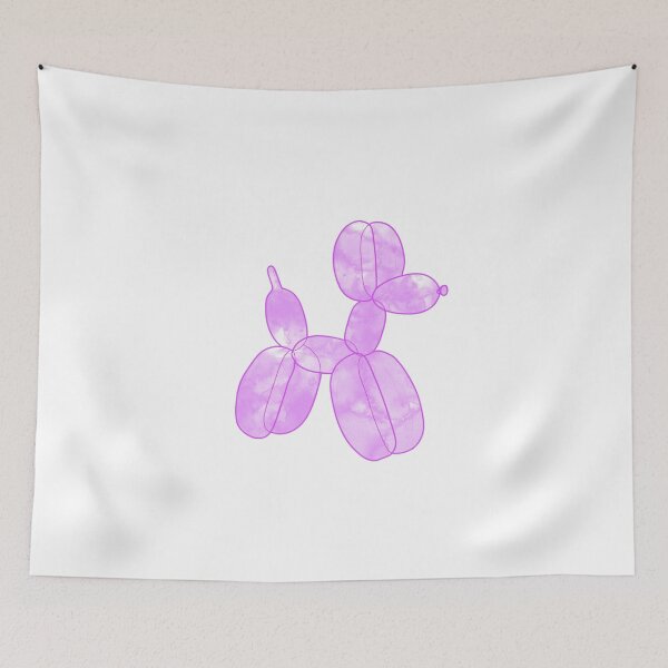 Item preview, Neon Balloon Dog - Pink on White designed and sold by FoxfireStardust.