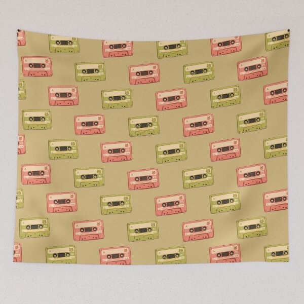 Item preview, Vintage Cassette Tape Pattern – Retro 80s 90s Music Aesthetic 3 designed and sold by SimplePoDesign.