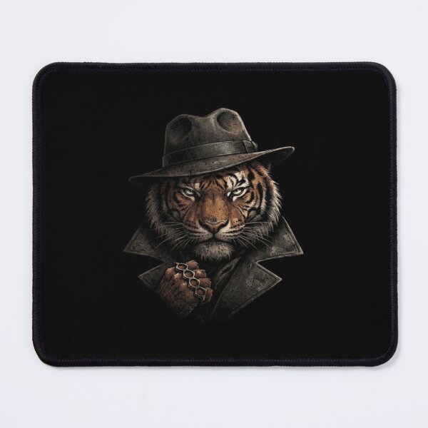 Item preview, Cool Mafia Tiger with Fedoras Hat and Coat Art designed and sold by DailySparks.