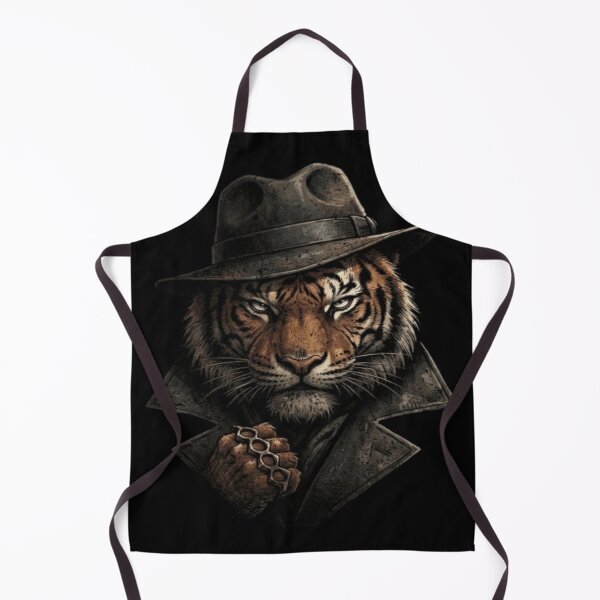 Item preview, Cool Mafia Tiger with Fedoras Hat and Coat Art designed and sold by DailySparks.