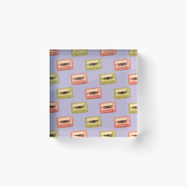Item preview, Vintage Cassette Tape Pattern – Retro 80s 90s Music Aesthetic 4 designed and sold by SimplePoDesign.