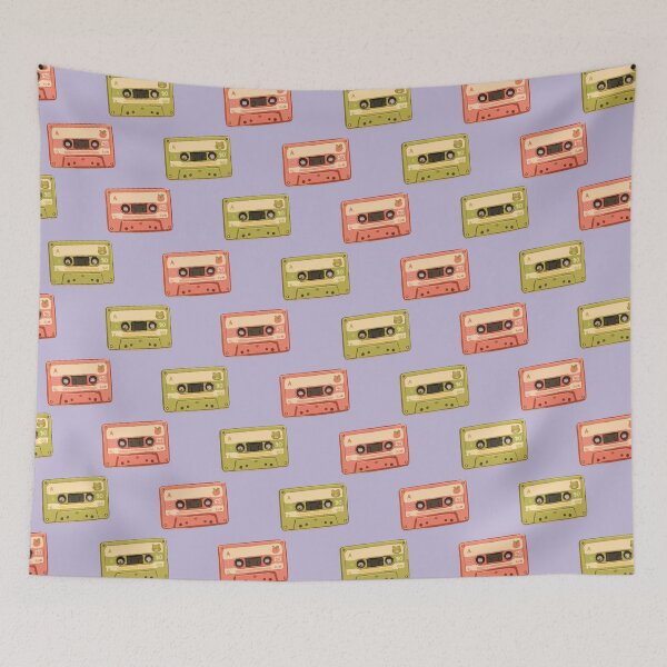 Item preview, Vintage Cassette Tape Pattern – Retro 80s 90s Music Aesthetic 4 designed and sold by SimplePoDesign.