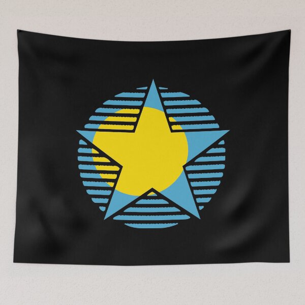 Item preview, Retro Palau Flag Star PW designed and sold by shitpostee.