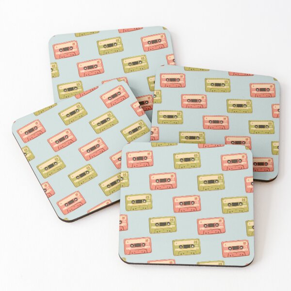 Item preview, Vintage Cassette Tape Pattern – Retro 80s 90s Music Aesthetic 5 designed and sold by SimplePoDesign.