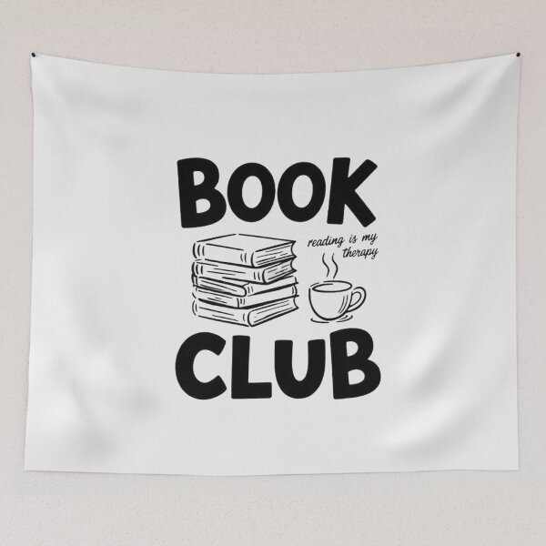 Item preview, Book Club Reading Is My Therapy Funny Book Lover Design designed and sold by Gbriel3.