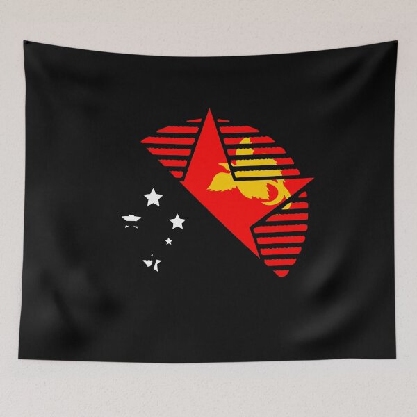 Item preview, Retro Papua New Guinea Flag Star PG designed and sold by shitpostee.