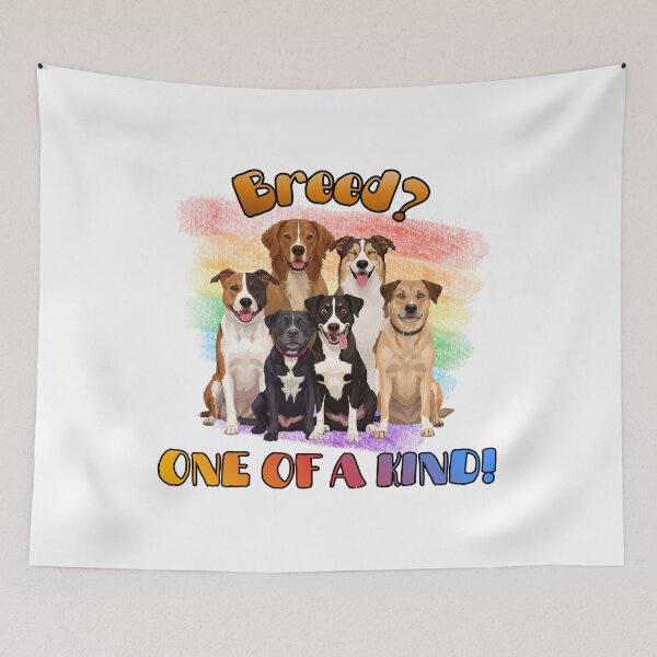 Item preview, Breed? One Of A Kind! Funny Mixed Breed Dogs Rainbow Adopted is my favorite breed designed and sold by Neurospicy Trolls.