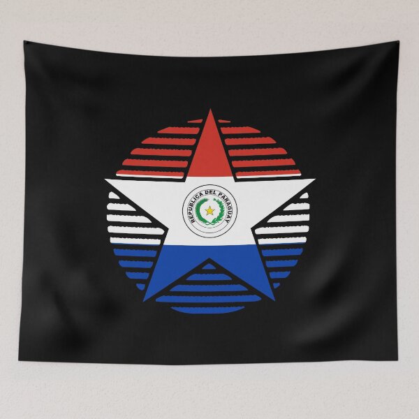 Item preview, Retro Paraguay Flag Star PY designed and sold by shitpostee.