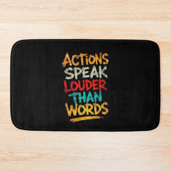 Item preview, Actions Speak Louder Than Words – Inspirational Quote Art designed and sold by anemiche.