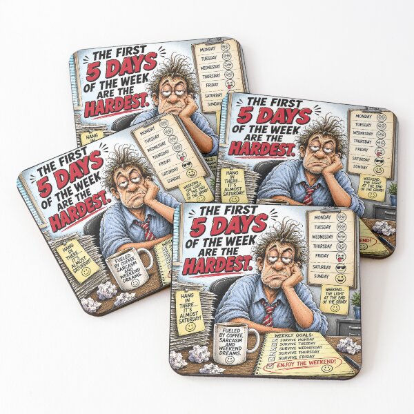 Item preview, Funny First 5 Days of the Week Are the Hardest Shi designed and sold by Mad Axle Studios.