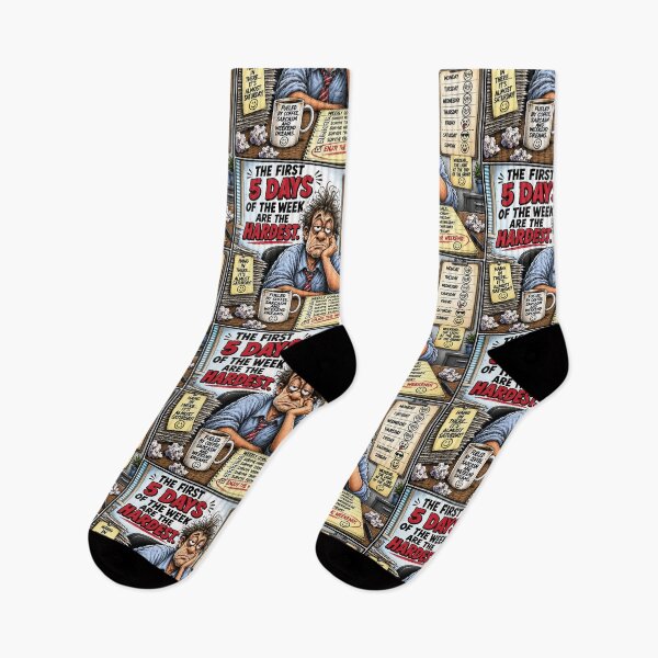 Item preview, Funny First 5 Days of the Week Are the Hardest Shi designed and sold by Mad Axle Studios.