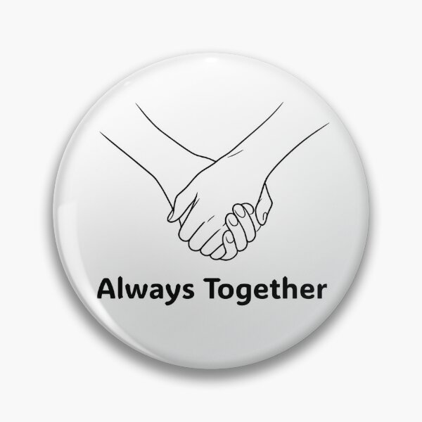 Item preview, Always Together – Holding Hands Love and Friendship Design designed and sold by Buli89.