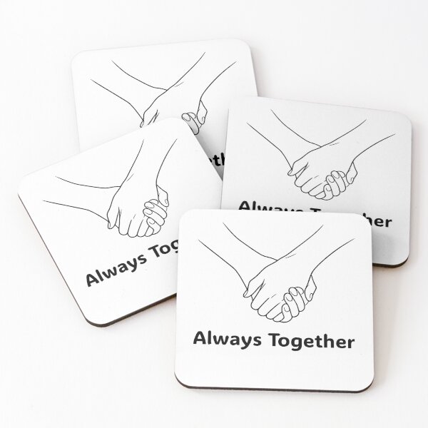 Item preview, Always Together – Holding Hands Love and Friendship Design designed and sold by Buli89.