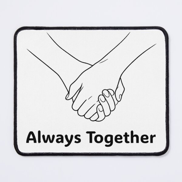 Item preview, Always Together – Holding Hands Love and Friendship Design designed and sold by Buli89.