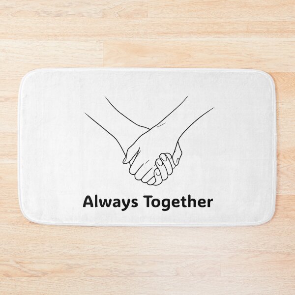 Item preview, Always Together – Holding Hands Love and Friendship Design designed and sold by Buli89.