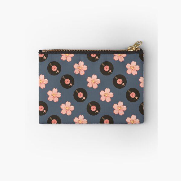 Item preview, Vintage Vinyl Records and Floral Music Pattern 1 designed and sold by SimplePoDesign.