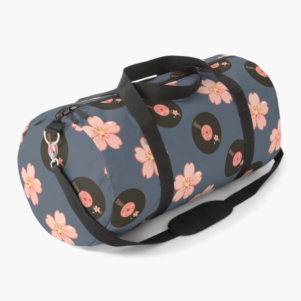 Item preview, Vintage Vinyl Records and Floral Music Pattern 1 designed and sold by SimplePoDesign.