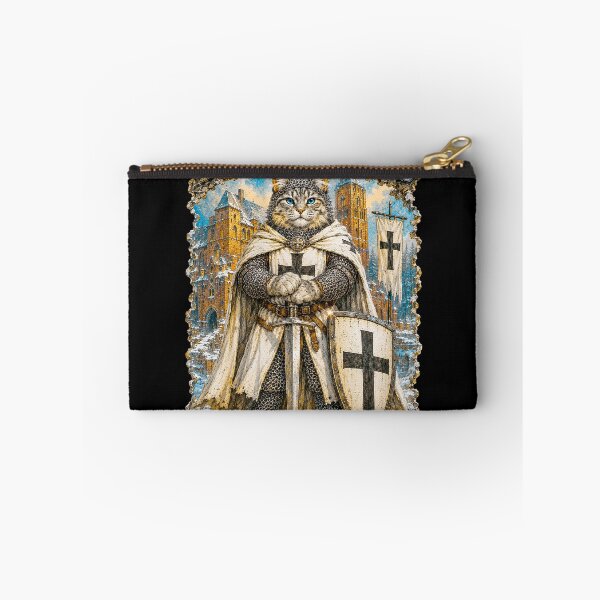 Item preview, The Cat Knight of the Teutonic Order ⚔️ designed and sold by FULLCOLOR2099.