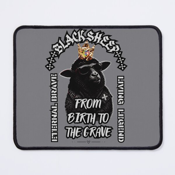 Item preview, Black Sheep Legend Digital  AI Art 19 designed and sold by GoGreenlove.
