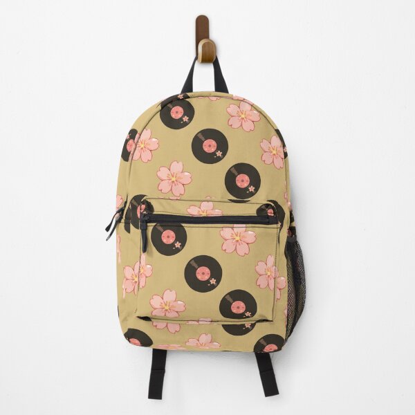 Item preview, Vintage Vinyl Records and Floral Music Pattern 3 designed and sold by SimplePoDesign.