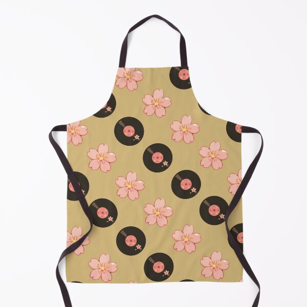 Item preview, Vintage Vinyl Records and Floral Music Pattern 3 designed and sold by SimplePoDesign.