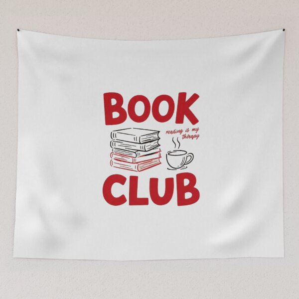 Item preview, Book Club Reading Is My Therapy Funny Book Lover Design designed and sold by Gbriel3.