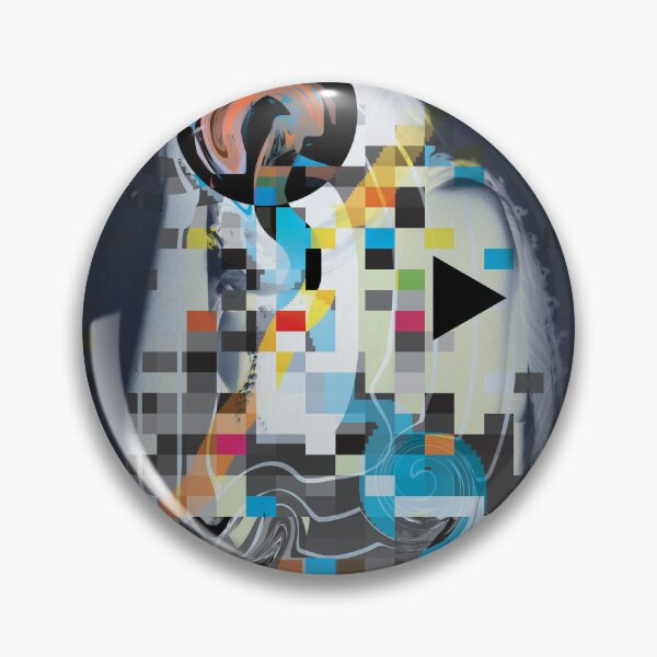 Item preview, Chroma Memoir — Abstract Glitch Portrait designed and sold by Lifer Art and Design.