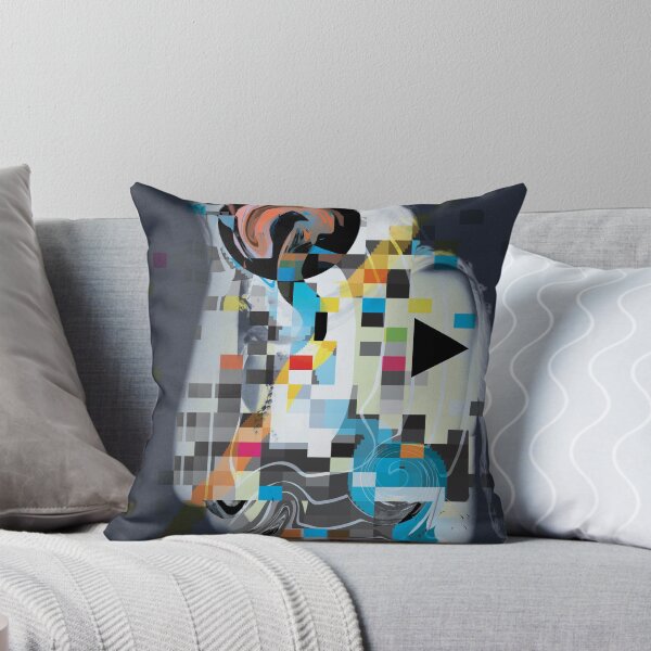 Item preview, Chroma Memoir — Abstract Glitch Portrait designed and sold by Lifer Art and Design.