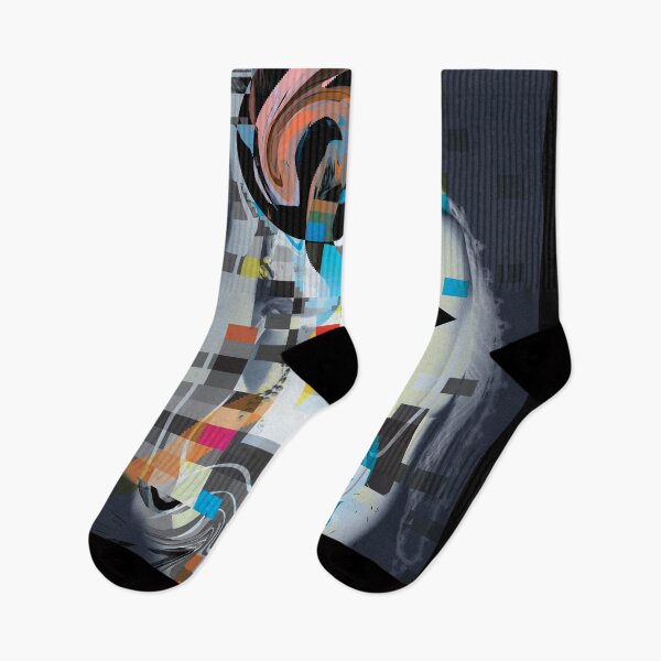 Item preview, Chroma Memoir — Abstract Glitch Portrait designed and sold by Lifer Art and Design.