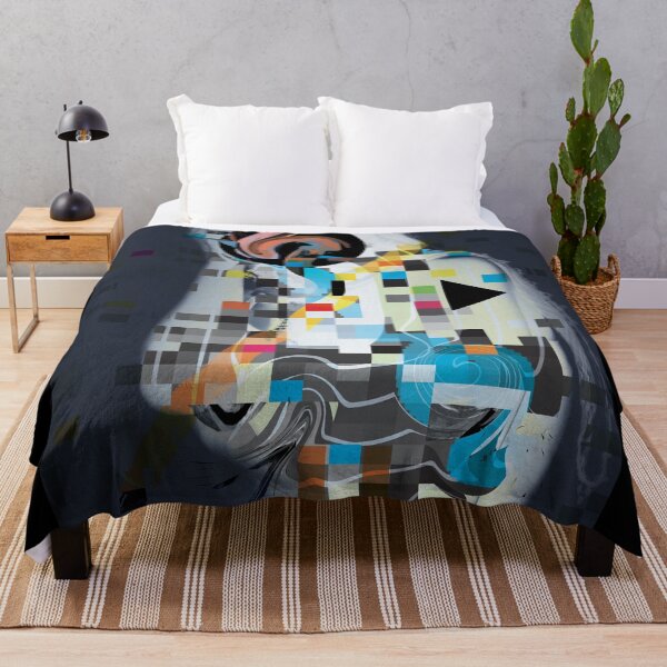 Item preview, Chroma Memoir — Abstract Glitch Portrait designed and sold by Lifer Art and Design.