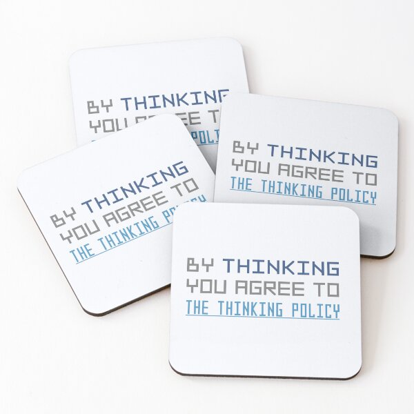 Item preview, The Thinking Policy designed and sold by weirdshop-451.